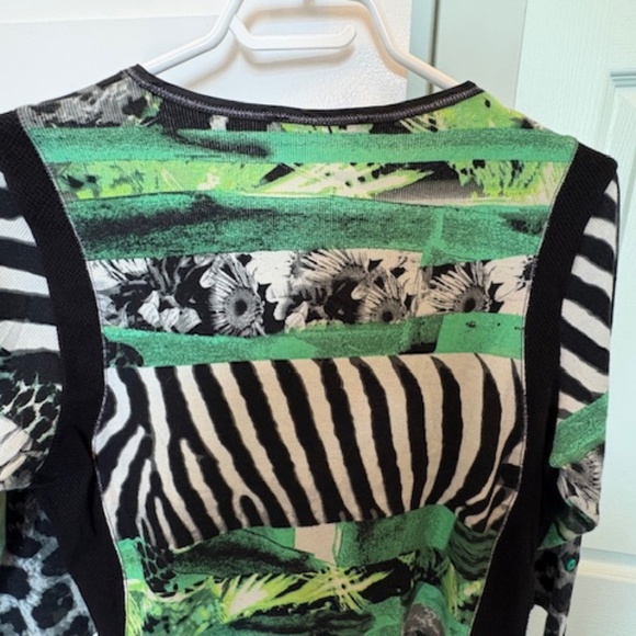 Betty Barclay Collection sz M Women's top multicolour floral & animal print - Picture 11 of 16